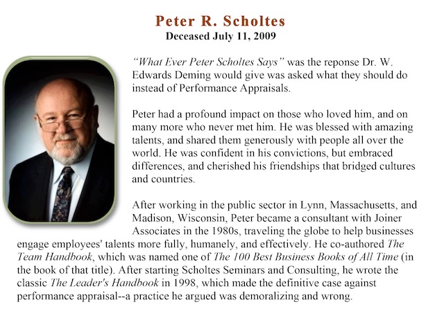 Microsoft Word - In Memory of Peter Scholtes_DN.doc